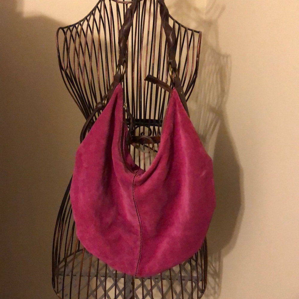 Lucky Brand Suede Hobo Bag